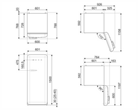 Refrigerador 60 1P United Kingdom FAB28URDUJ3