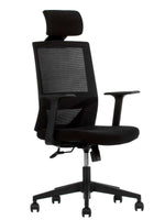 Silla Vision Black Respaldo Alto