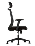 Silla Vision Black Respaldo Alto