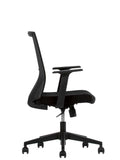 Silla Vision Black Respaldo Bajo