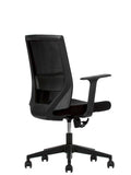 Silla Vision Black Respaldo Bajo